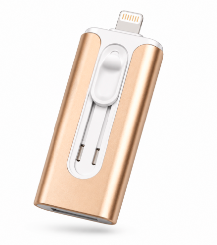 MEMORIA USB INTELIGENTE 3 EN 1 PARA CELULARES - 256 GB